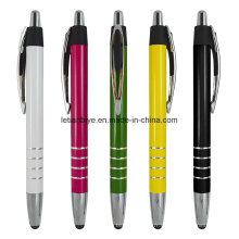 Stylo à bille en aluminium métallique avec fonction tactile (LT-C057)